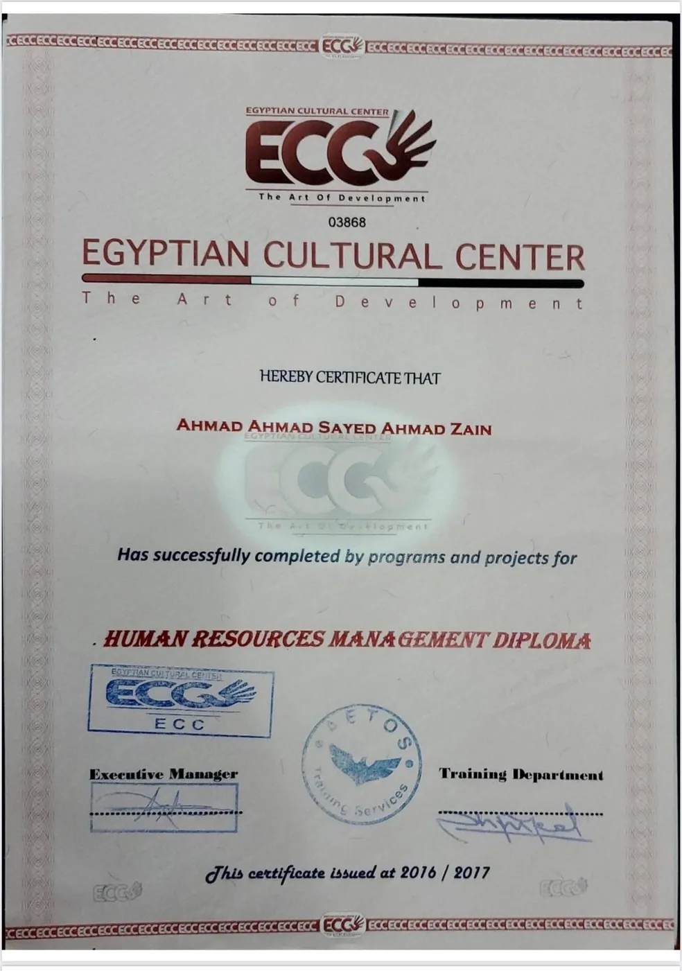 Professional Certification 15